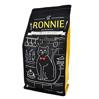 ロニー猫用ドライフード 1.8キロ2袋 RONNIE グレインフリー キャットフード 1.8kg×2個セット
